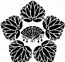 五つ葵に檜扇